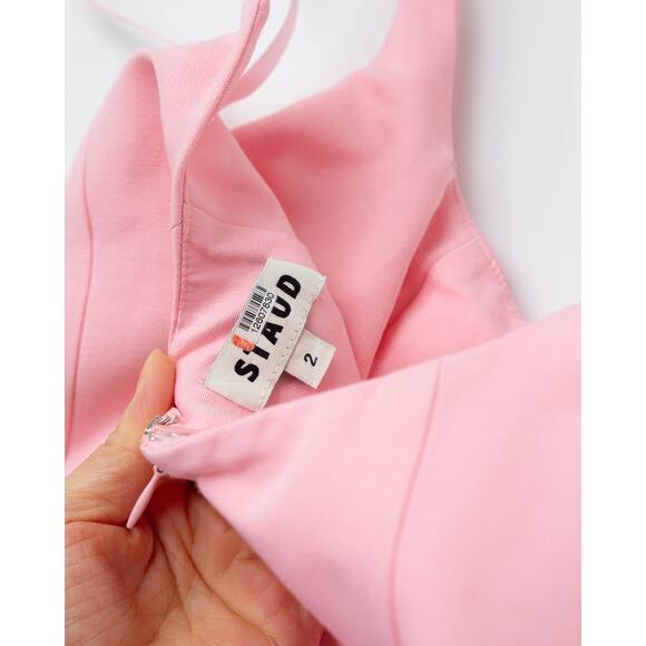 Staud Joy Gown in Pink Maxi Dress Size 2 - Picture 9 of 10